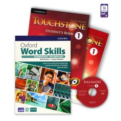 Touchstone1 + Oxford Word Skills Basic - پک تاچ استون 1 و ورد اسکیلز