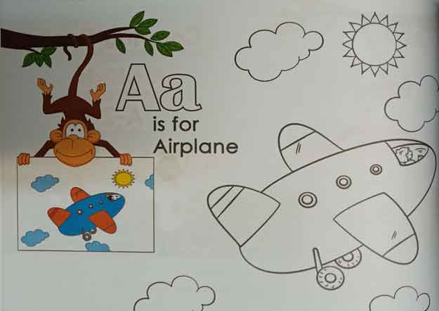 کتاب Coloring Book For KIDS A-Z