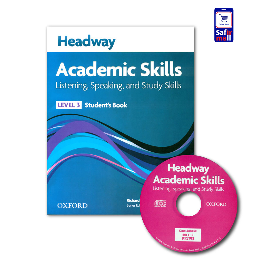 کتاب (Headway Academic Skills level 3 (Listening,Speaking + پاسخنامه