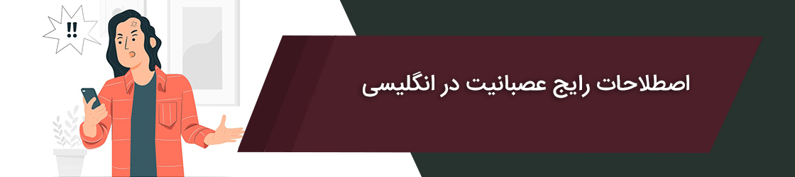 اصطلاحات رایج عصبانیت در انگلیسی