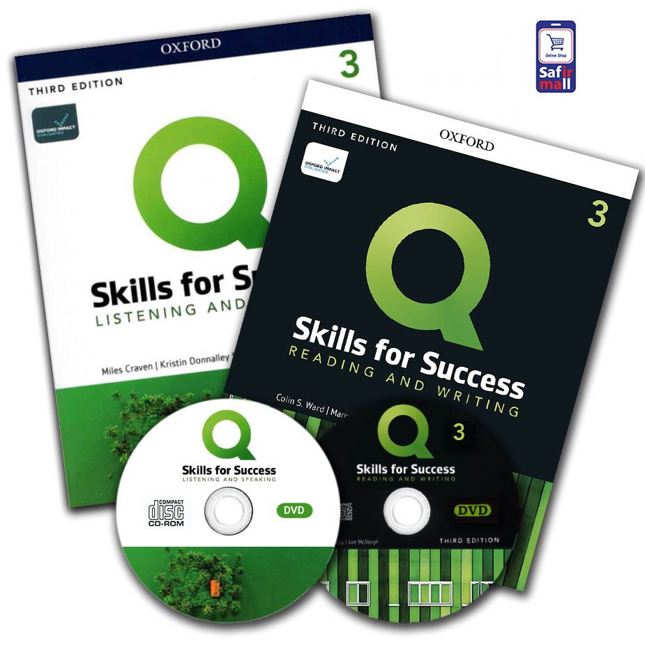 پک خود آموز چهار مهارت انگلیسی Q Skills مناسب سطح متوسطه 2