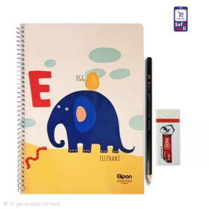 دفتر زبان و لوازم تحریر طرح Elephant
