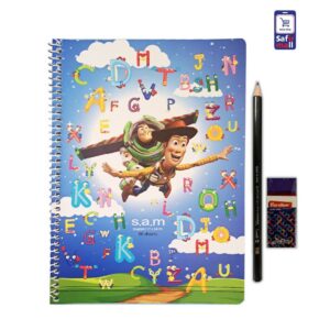دفتر زبان و لوازم تحریر طرح Toys
