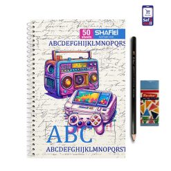 دفتر زبان و لوازم تحریر طرح ABC