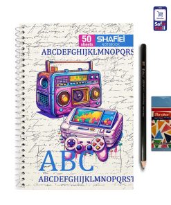 دفتر زبان و لوازم تحریر طرح ABC