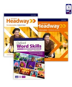 پک‌کتاب Headway(5th edition)–Pre-Intermediate+کتاب Oxford Word Skills Intermediate