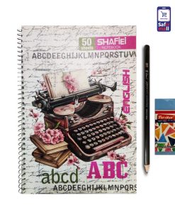دفتر زبان و لوازم تحریر طرح Type Writer