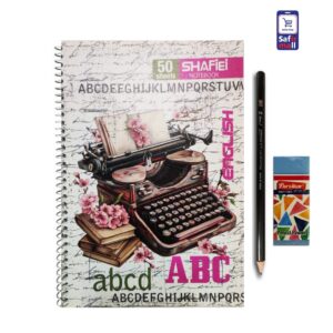 دفتر زبان و لوازم تحریر طرح Type Writer